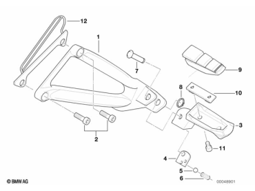 BMW Bullone Poggiapiedi